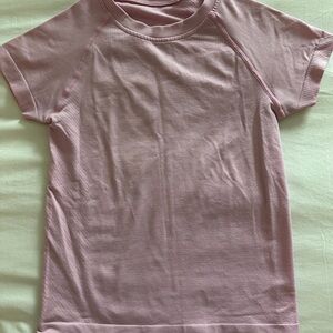 SHEIN Light Pink Short Sleeve Tee